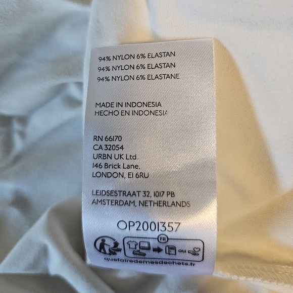 By Anthropologie Women's Tailored Tied Halter Top, 3X, Ivory - Picture 8 of 9